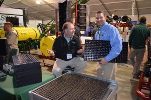 Alan and Chris showing off the Trilogy Tray at the 2016 show